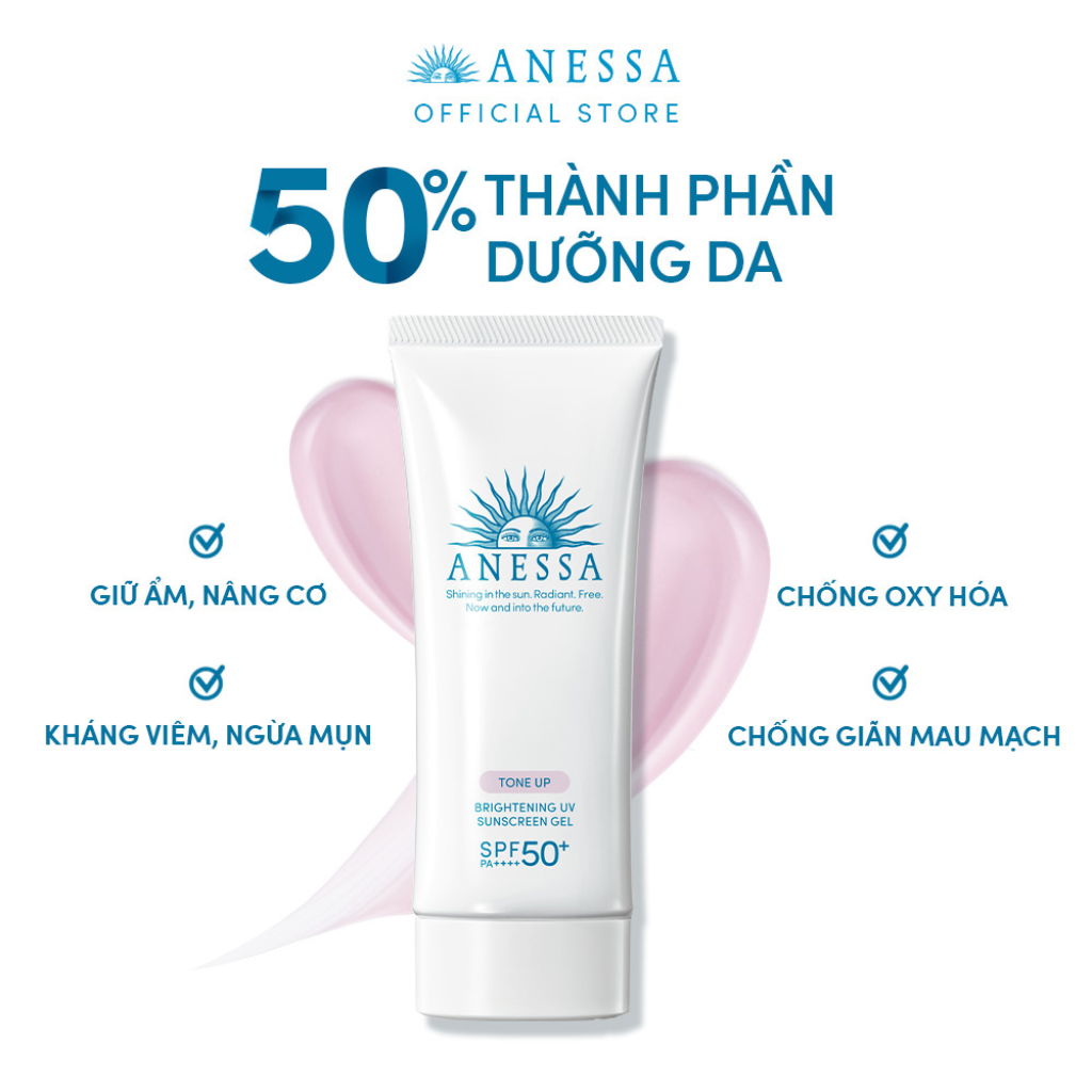 ANESSA Gel Chống Nắng Làm Sáng Da Tone Up Brightening UV Sunscreen Gel 90gANESSA_Gel Chống Nắng Làm Sáng Da Tone Up Brightening UV Sunscreen Gel – Xuân Trang