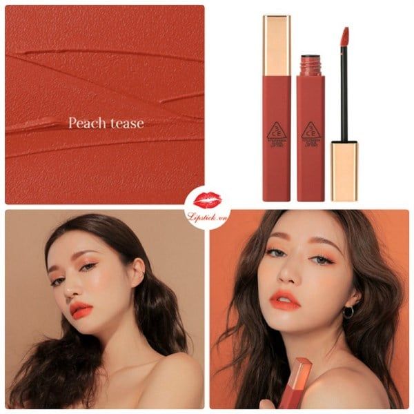 3CE_Son Kem Cloud Lip Tint #Peach Tease