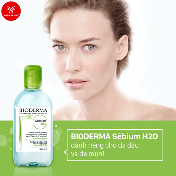 BIODERMA_Nước Tẩy Trang Cho Da Dầu 500Ml (Xanh Lá)