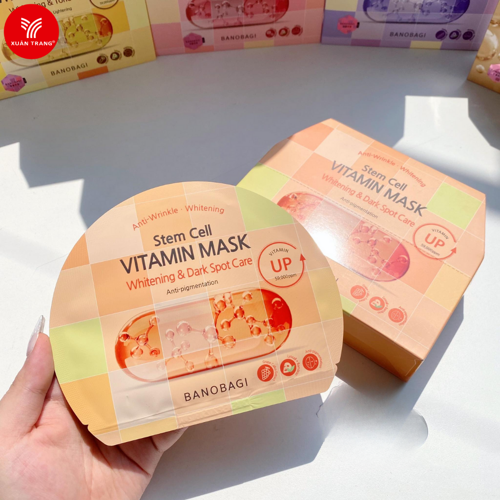 Banobagi_Mặt Nạ Stem Cell Vitamin Mask Whitening & Dark Spot Care 30g