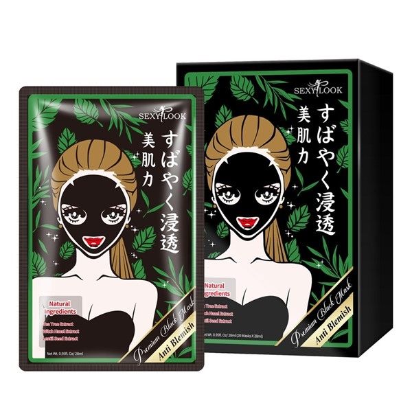 Sexylook_Mặt Nạ Đen Kiểm Soát Dầu & Ngừa Mụn 28ml