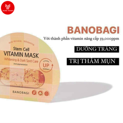 Banobagi_Mặt Nạ Stem Cell Vitamin Mask Whitening & Dark Spot Care 30g