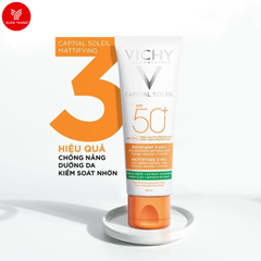 Vichy_Kem Chống Nắng Chống Ô Nhiễm & Bụi Mịn Capital Soleil 3in1