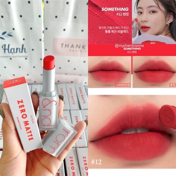 Son Thỏi Romand Zero Matte Lipstick #Something