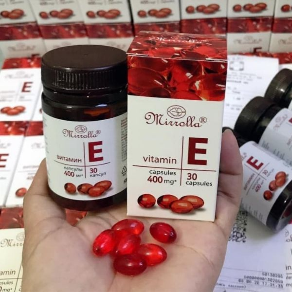 Viên Uống Vitamin E Đỏ 400mg MirrollaViên Uống Vitamin E Đỏ 400mg Mirrolla  – Xuân Trang