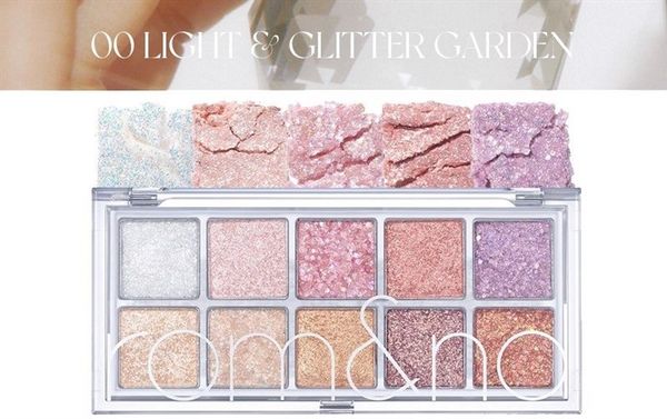 ROMAND_Bảng Phấn Mắt 10 Ô Better Than Palette 00 Light & Glitter Garden