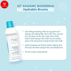 BIODERMA_Xịt Khoáng Cho Da Nhạy Cảm Hydrabio Brume 300ml