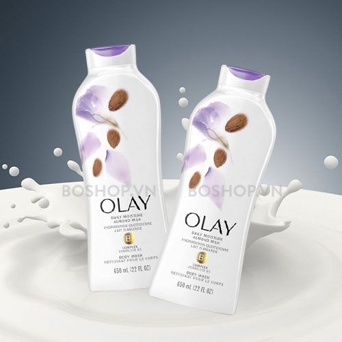 Olay_Sữa Tắm Hydrating Clean Almond Milk 650ml