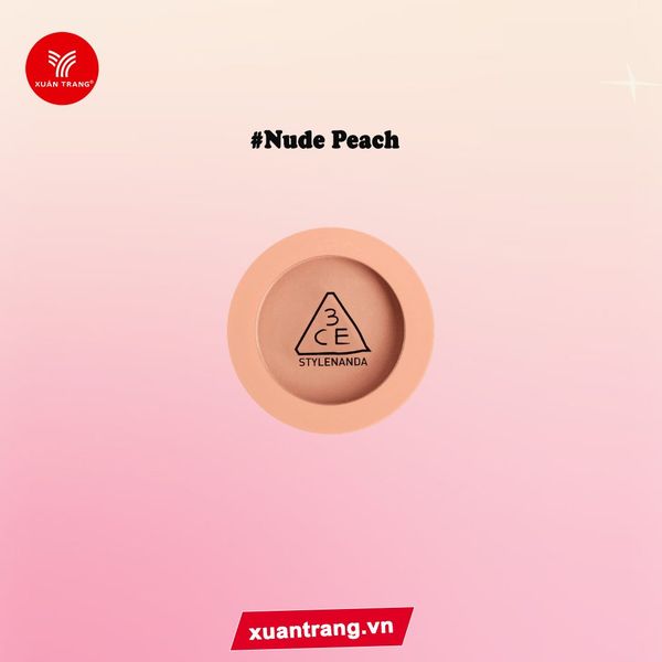 3CE_Phấn Má Hồng Mood Recipe #Nude Peach