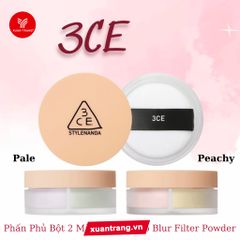 3CE_Phấn Phủ Blur Filter Powder #Peachy