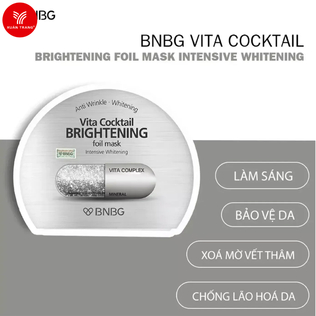 BNBG_Mặt Nạ Vita Complex Dưỡng Sáng Da, Mờ Thâm Nám 30ml