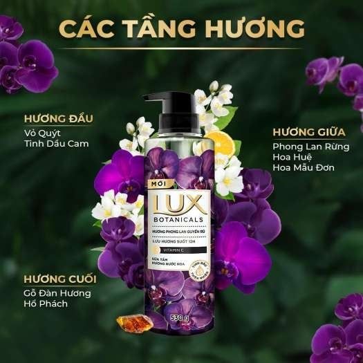 U_LUX_Sữa Tắm Botanicals Hương Phong Lan Quyến Rũ 570g