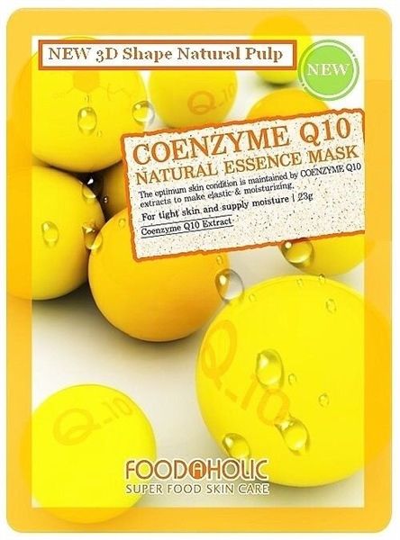 FoodAHolic _Mặt Nạ Coenzyme Q10 Dưỡng Ẩm, Săn Chắc Da 23g