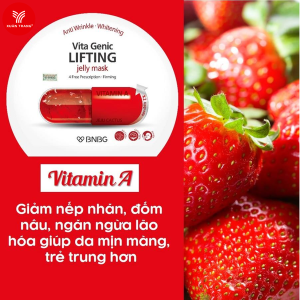 BNBG_Mặt Nạ Vitamin A Nâng Cơ, Săn Da (Đỏ)