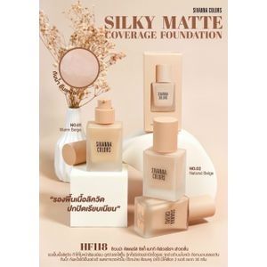 Kem Nền Sivanna Colors Silky Matte #01 HF 118