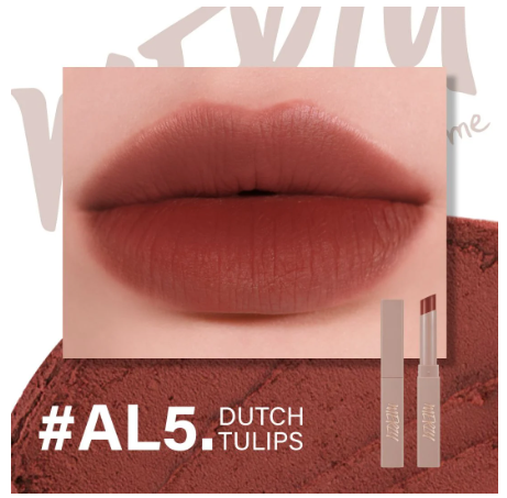 MERZY_Son Thỏi Lì Academia Cotton Lipstick AL5. Dutch Tulips