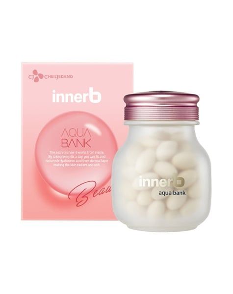 Viên Uống Cấp Nước InnerB Aqua Bank 56 Viên Hộp Hồng