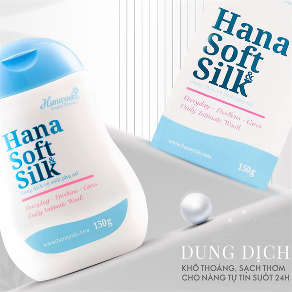 Hanayuki_Dung Dịch Vệ Sinh Nữ Hana Soft Silk 150g