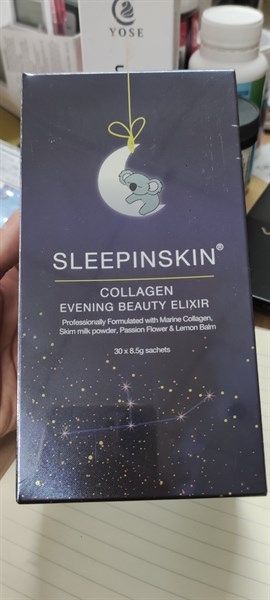 Sleepinskin_Thực Phẩm Hỗ Trợ Giấc Ngủ Collagen Evening Beauty Elixir 30 Gói