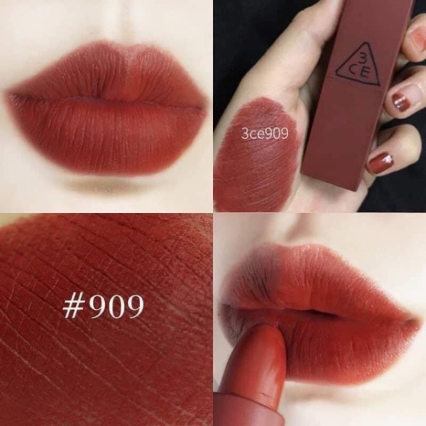 3CE_Son Thỏi Mood Recipe Matte Lip Color #909 Smoke Rose