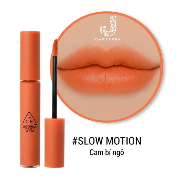 3CE_Son Kem Velvet Lip Tint #Slow Motion