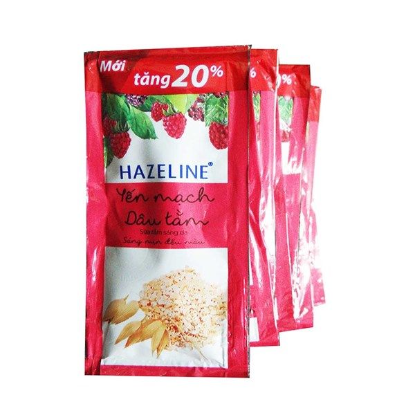 U_Hazeline_Sữa Tắm Yến Mạch Sáng Mịn Đều Màu 6g