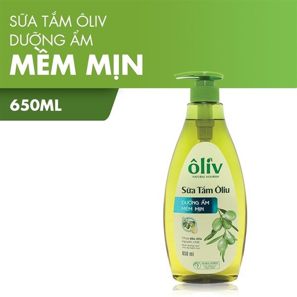 Oliv_Sữa Tắm Dưỡng Ẩm Mềm Mịn 650ml