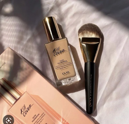 CLIO_Kem Nền Kill Cover Glow Foundation 3-BY 38g (Kèm Cọ)