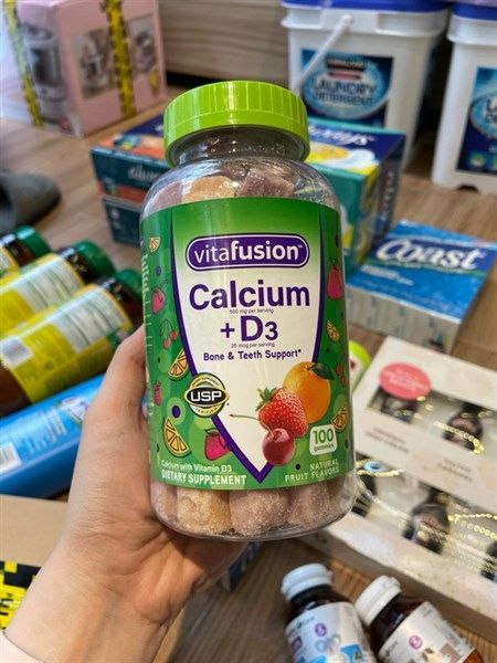 Vita Fushion_Kẹo Dẻo Bổ Sung Calcium Và Vitamin D3 100 Viên