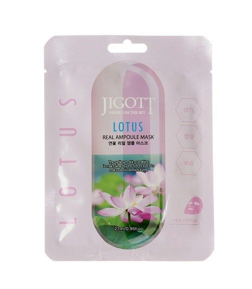 Mặt Nạ Jigott Lotus Real Ampoule Mask 27ml