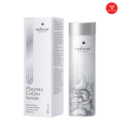 Sakura_Serum Dưỡng Trắng Chống Lão Hóa Nhau Thai Cừu Mới (Viên bạc)