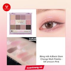 ABlack_Bảng Phấn Mắt Glam Change Multi Palette 04 Unicorn Pink