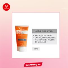 Avene_KCN Fluid Dành Cho Da Khô SPF50+ 50ml