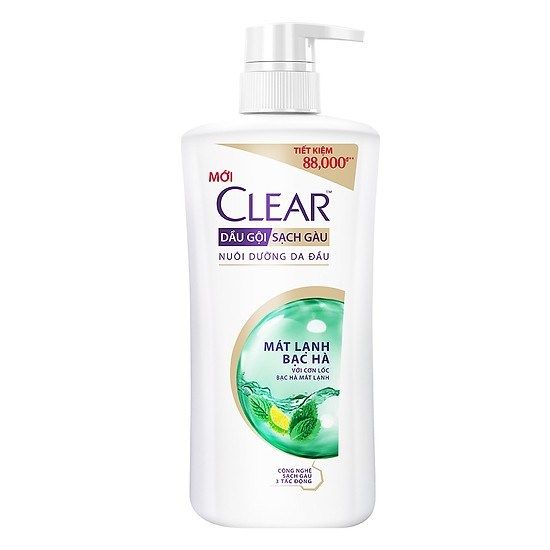 U_Clear _Dầu Gội Mát Lạnh Bạc Hà 630g