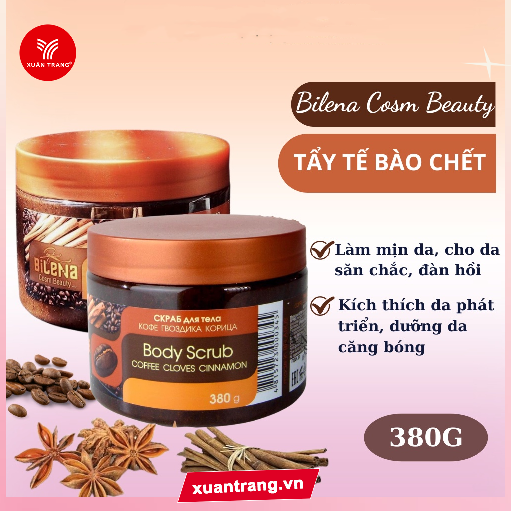 Bilena_Tẩy Tế Bào Chết Cà Phê & Quế Hồi 380g