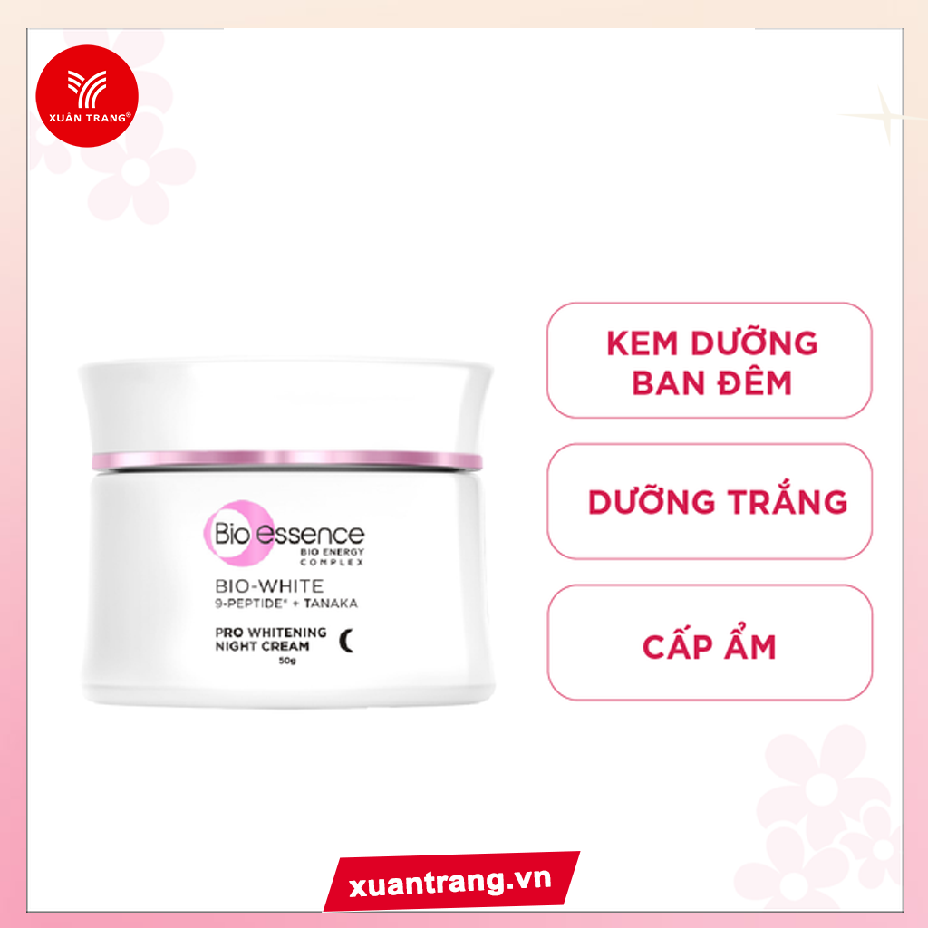 BIO ESSENCE_Kem Dưỡng Làm Sáng Da Ban Đêm 50g