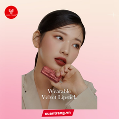 BLACK ROUGE_Son Thỏi Wearable Velvet Lipstick #WL05 Scarlet Brown