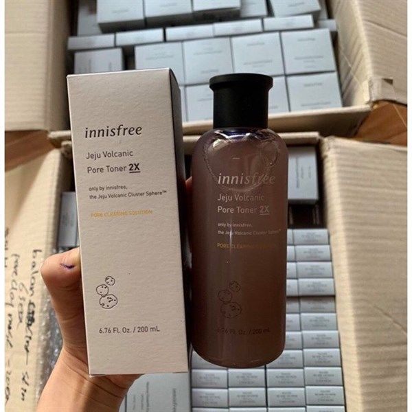 INNISFREE_Nước Hoa Hồng Chiết Xuất Tro Núi Lửa Jeju Volcanic Pore Toner 2X