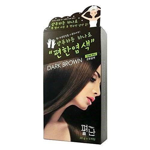 Pyeonan_Nhuộm Khô Thảo Dược Dark Brown 30g