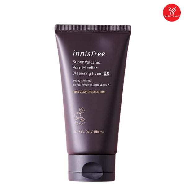 Sữa Rửa Mặt Innisfree Super Volcanic Pore Micellar Cleansing Foam 2x