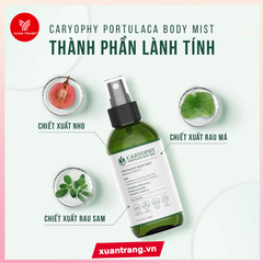 Caryophy_Xịt Trị Mụn Toàn Thân Portulaca Body Mist 150ml