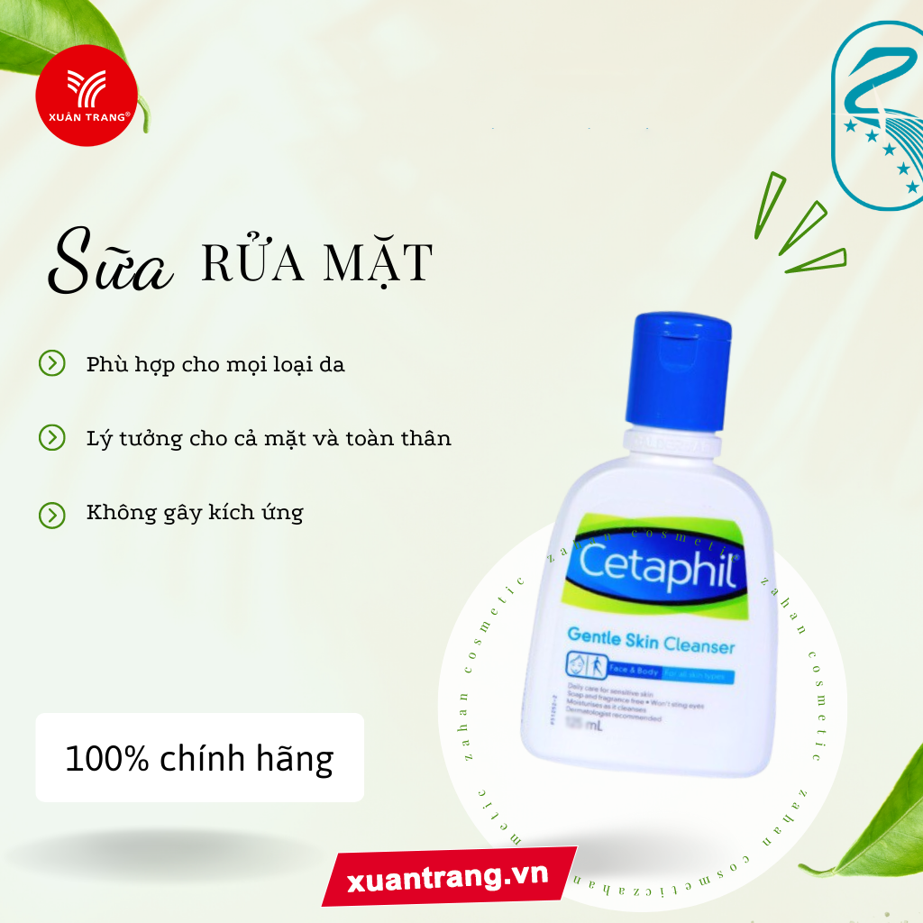 CETAPHIL_Sữa Rửa Mặt Dịu Lành Cho Da Nhạy Cảm 59ml