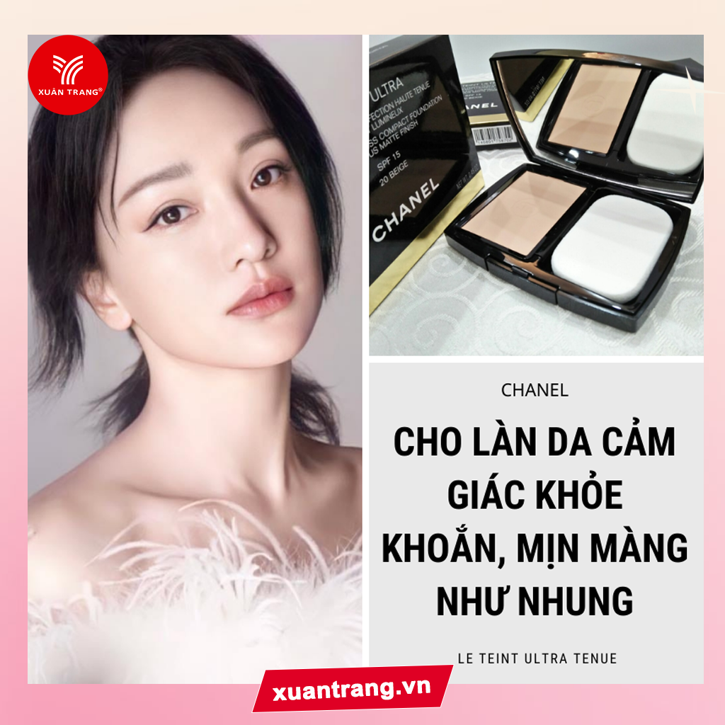 Chanel_Phấn Phủ Kiềm Dầu Flawless Finish Compact Tone B10