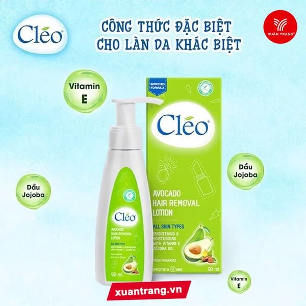 Cleo_Tẩy Lông Mọi Loại Da (Xanh Lá) 90g