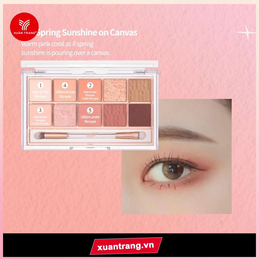 CLIO_Bảng Phấn Mắt Pro Eye Palette No.15 Spring Sunshine On Canvas