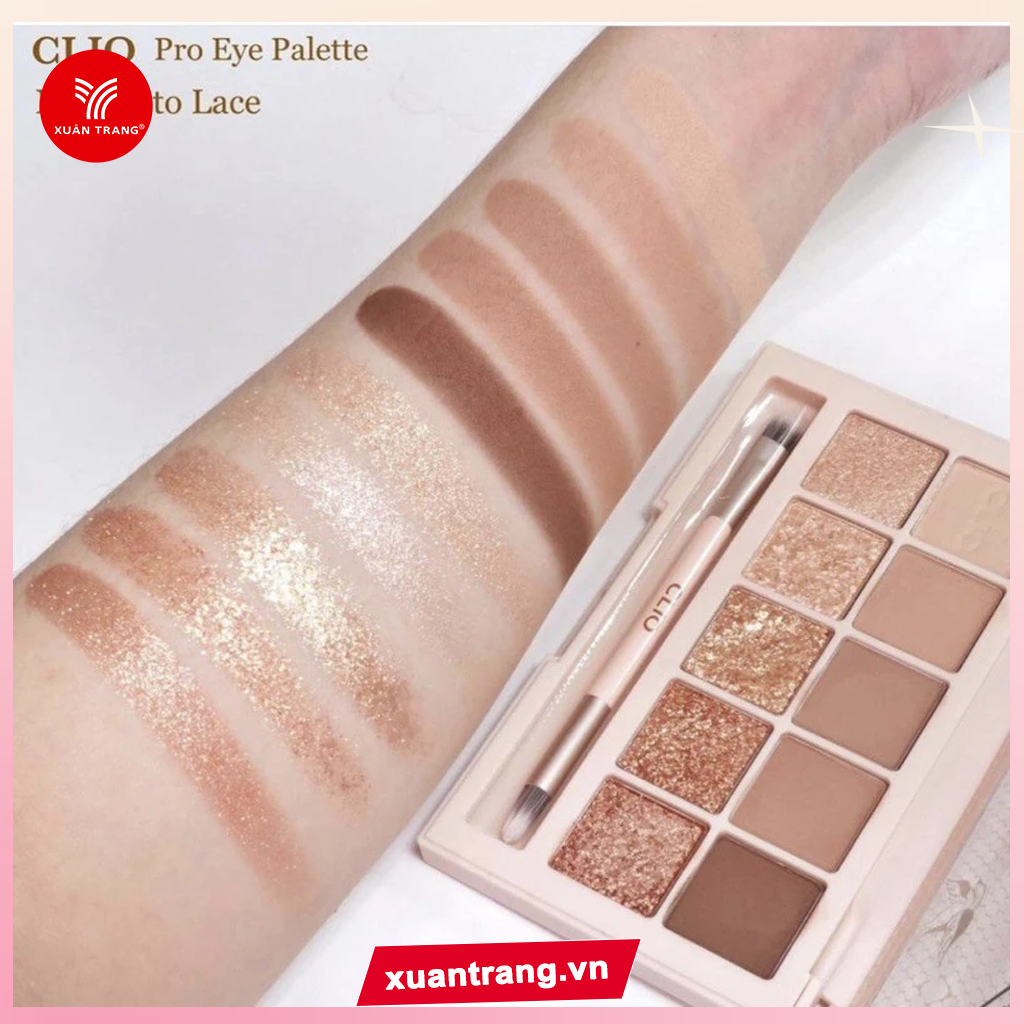 CLIO_Bảng Phấn Mắt Pro Eye Palette No.8 Into Lace