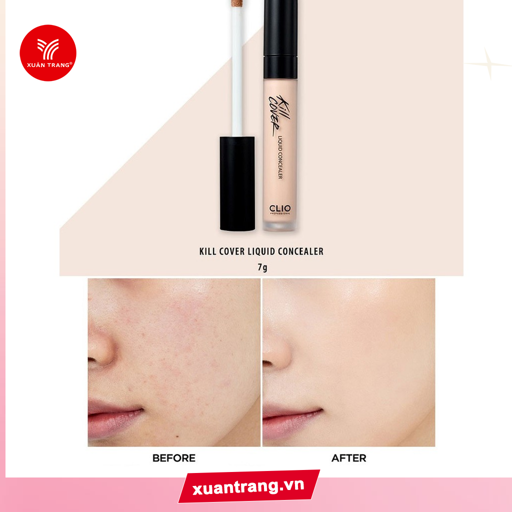 CLIO_Kem Che Khuyết Điểm Kill Cover Liquid Concealer 3-BY Linen