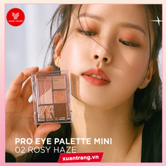 CLIO_Phấn Mắt Pro Eye Palette Mini 02 Rosy Haze