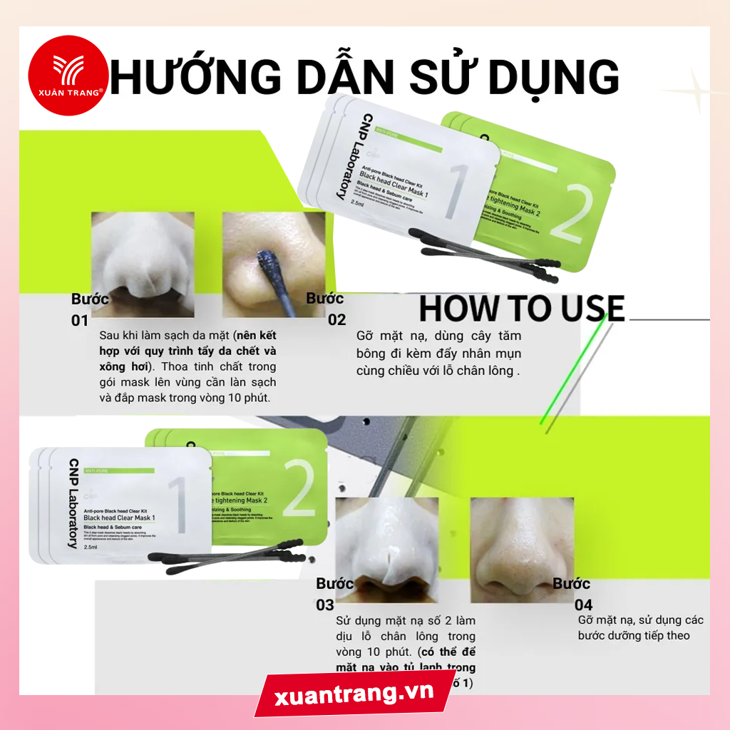 CNP Laboratory_Miếng Dán Đẩy Mụn Đầu Đen 2.5ml