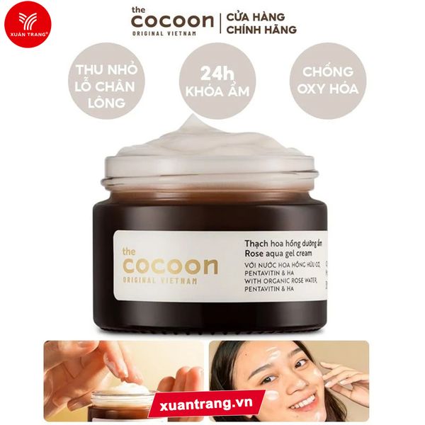 COCOON_Kem Dưỡng Ẩm Dạng Thạch Từ Hoa Hồng 100ml